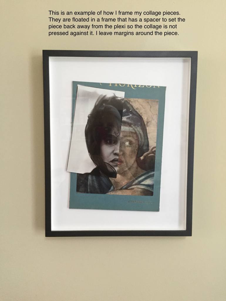 Original Conceptual Fashion Collage by Deborah Stevenson