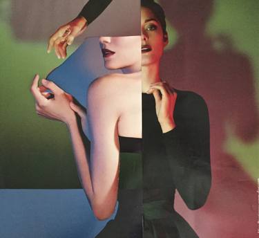 Original Conceptual Fashion Collage by Deborah Stevenson