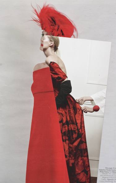 Original Fashion Collage by Deborah Stevenson