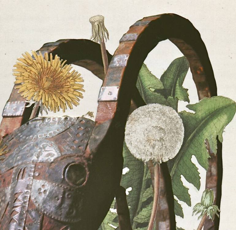 Original Conceptual Botanic Collage by Deborah Stevenson