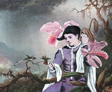Print of Fine Art Botanic Collage by Deborah Stevenson