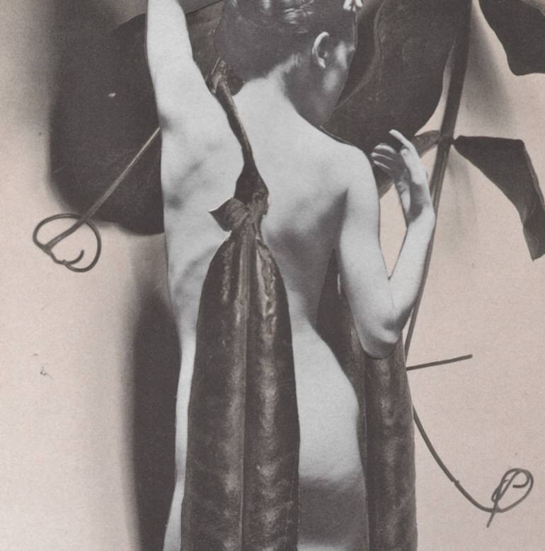 Original Conceptual Nude Collage by Deborah Stevenson