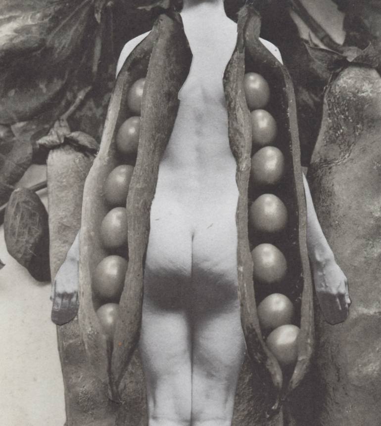 Original Nude Collage by Deborah Stevenson