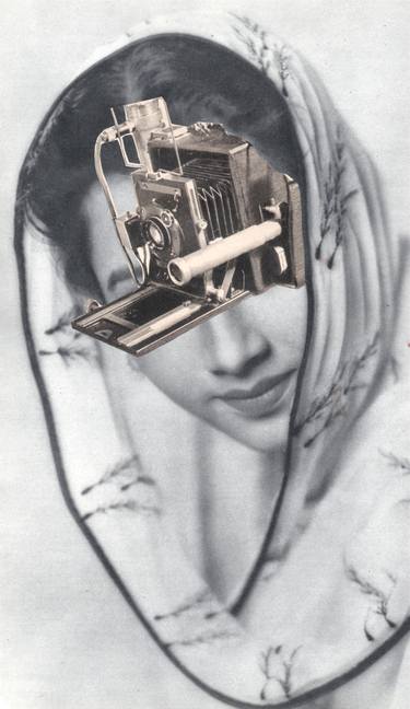 Original Conceptual Portrait Collage by Deborah Stevenson