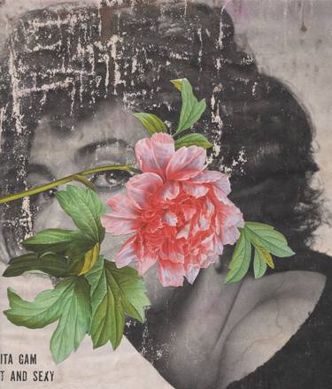 Print of Dada Portrait Collage by Deborah Stevenson