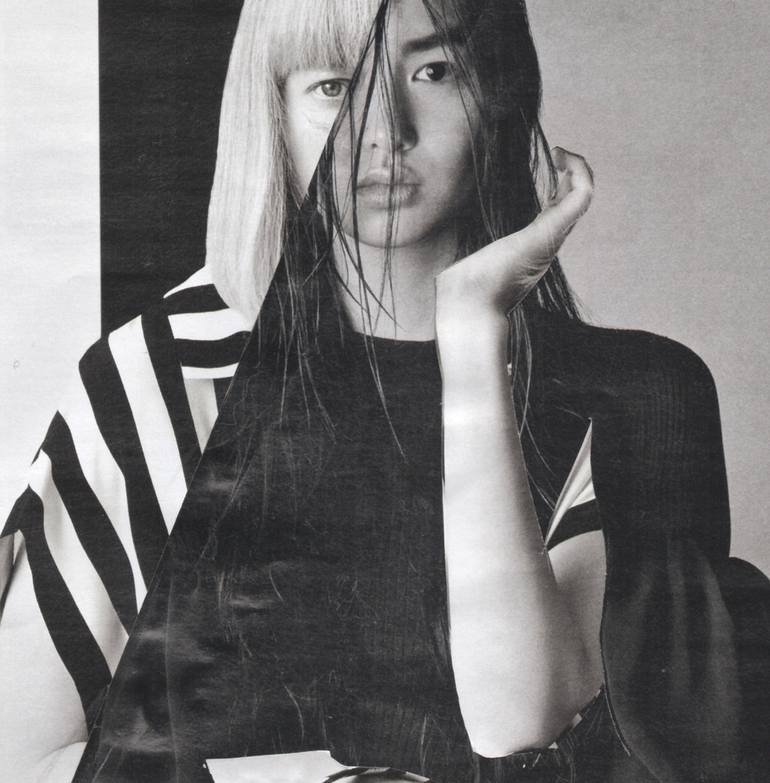 Original Conceptual Fashion Collage by Deborah Stevenson