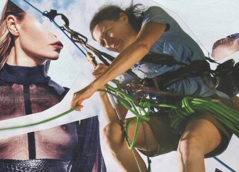 Original Conceptual Women Collage by Deborah Stevenson