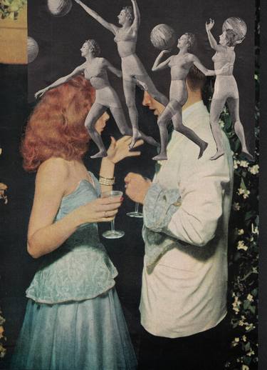 Original Conceptual Humor Collage by Deborah Stevenson