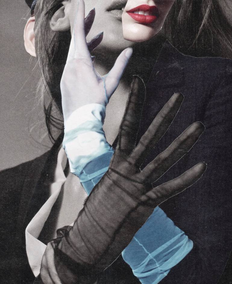 Original Conceptual Fashion Collage by Deborah Stevenson