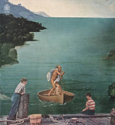 Original Conceptual Fantasy Collage by Deborah Stevenson