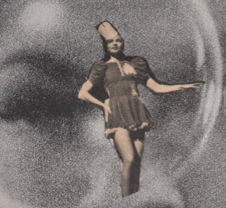 Original Conceptual Fantasy Collage by Deborah Stevenson