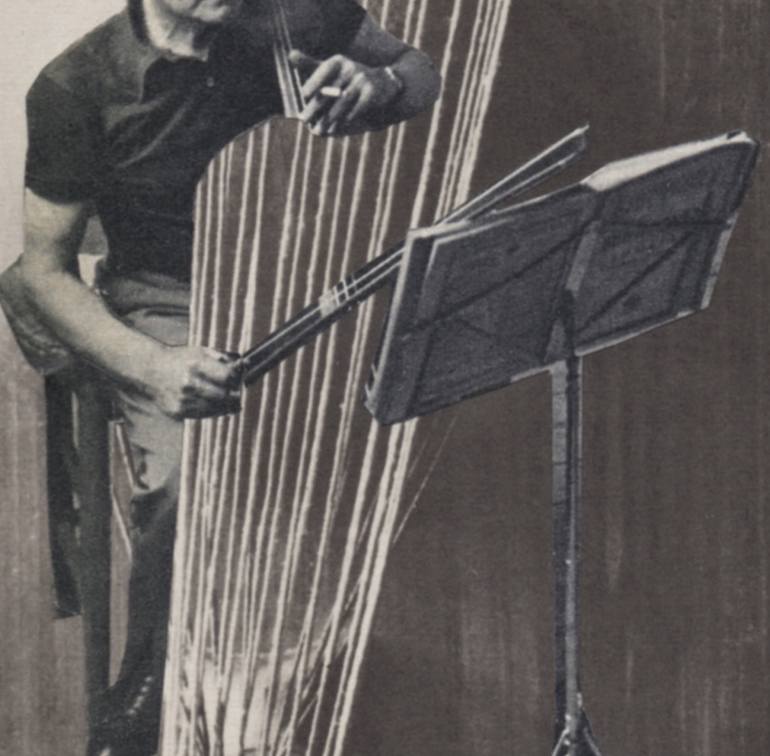 Original Dada Music Collage by Deborah Stevenson