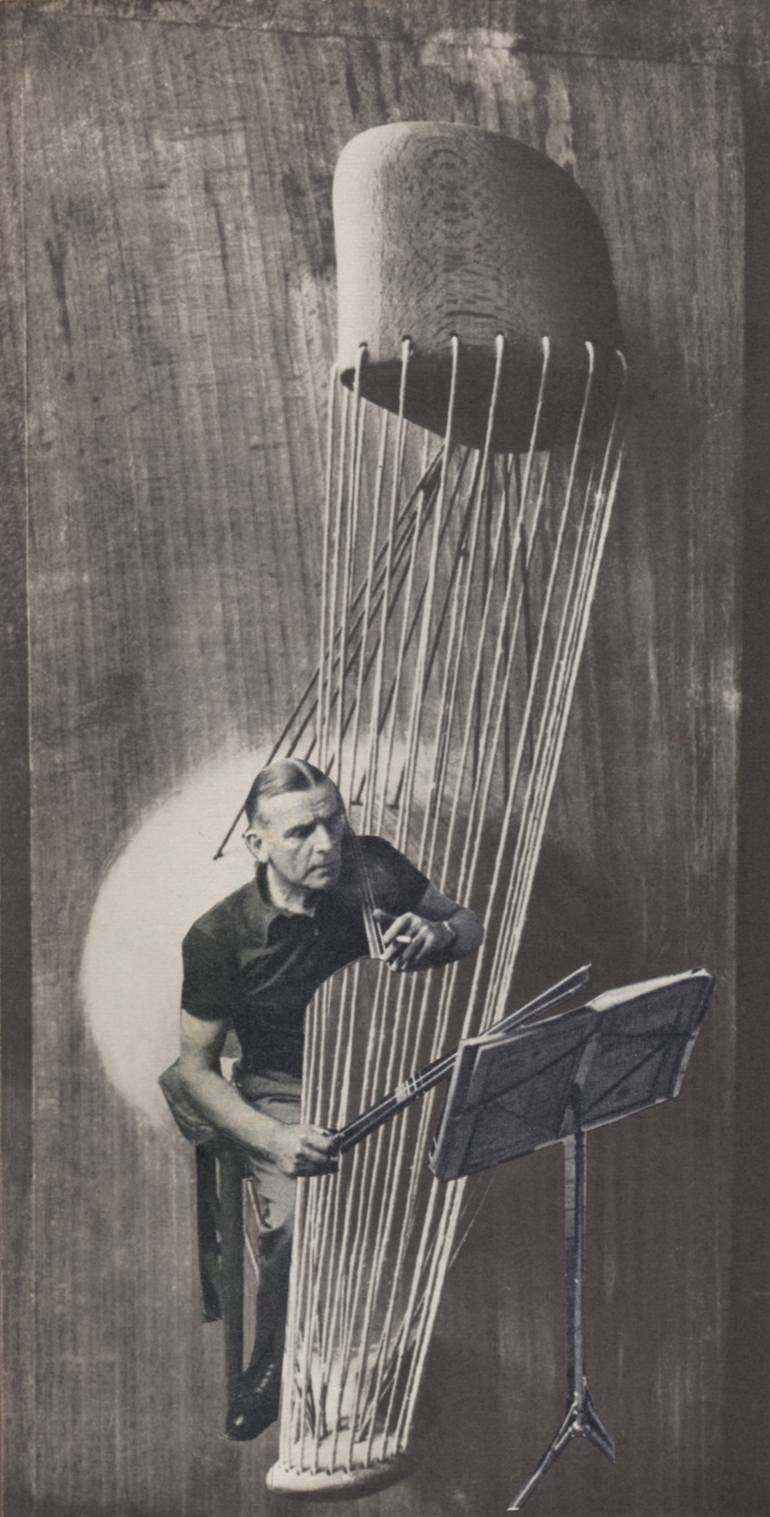 Original Dada Music Collage by Deborah Stevenson