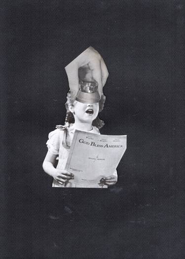 Original Conceptual Political Collage by Deborah Stevenson