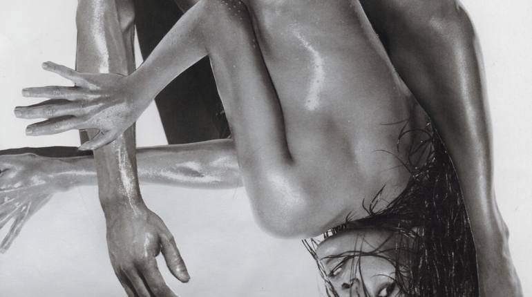 Original Figurative Erotic Collage by Deborah Stevenson