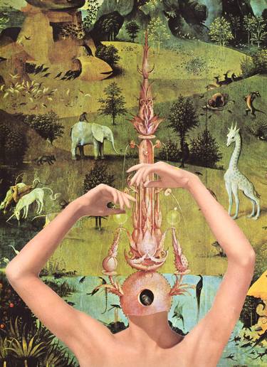 Print of Fine Art Fantasy Collage by Deborah Stevenson
