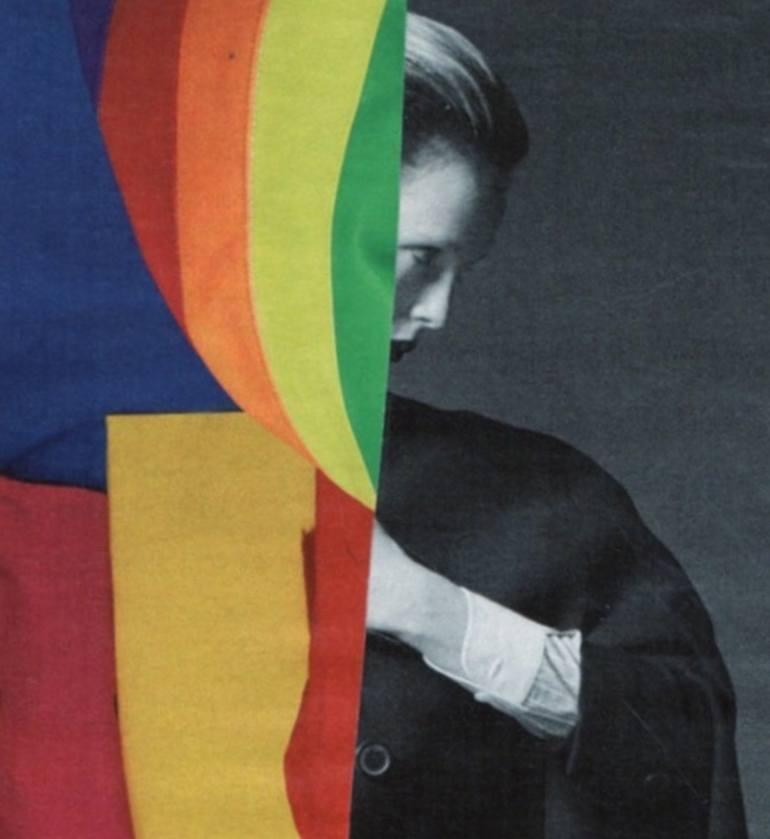 Original Conceptual Fashion Collage by Deborah Stevenson