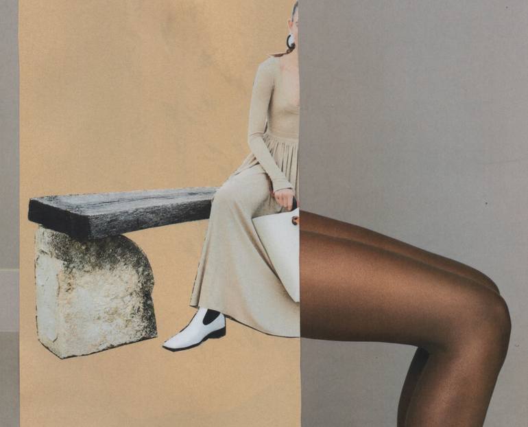 Original Conceptual Fashion Collage by Deborah Stevenson