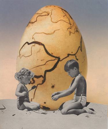 Print of Conceptual Children Collage by Deborah Stevenson