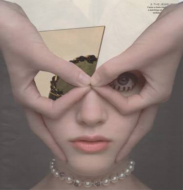 Original Dada Fashion Collage by Deborah Stevenson