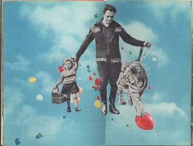 Print of Dada Humor Collage by Deborah Stevenson
