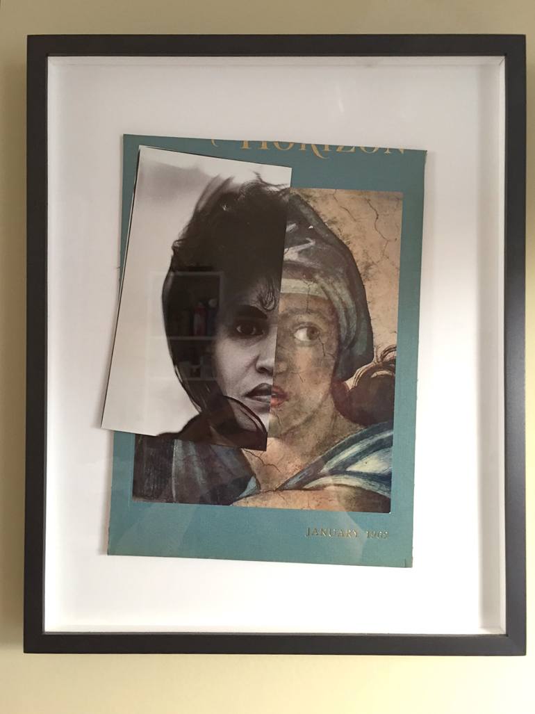 Original Dada Children Collage by Deborah Stevenson