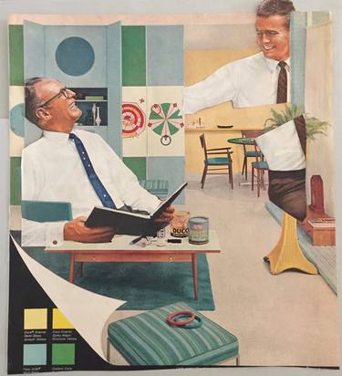Original Dada Humor Collage by Deborah Stevenson