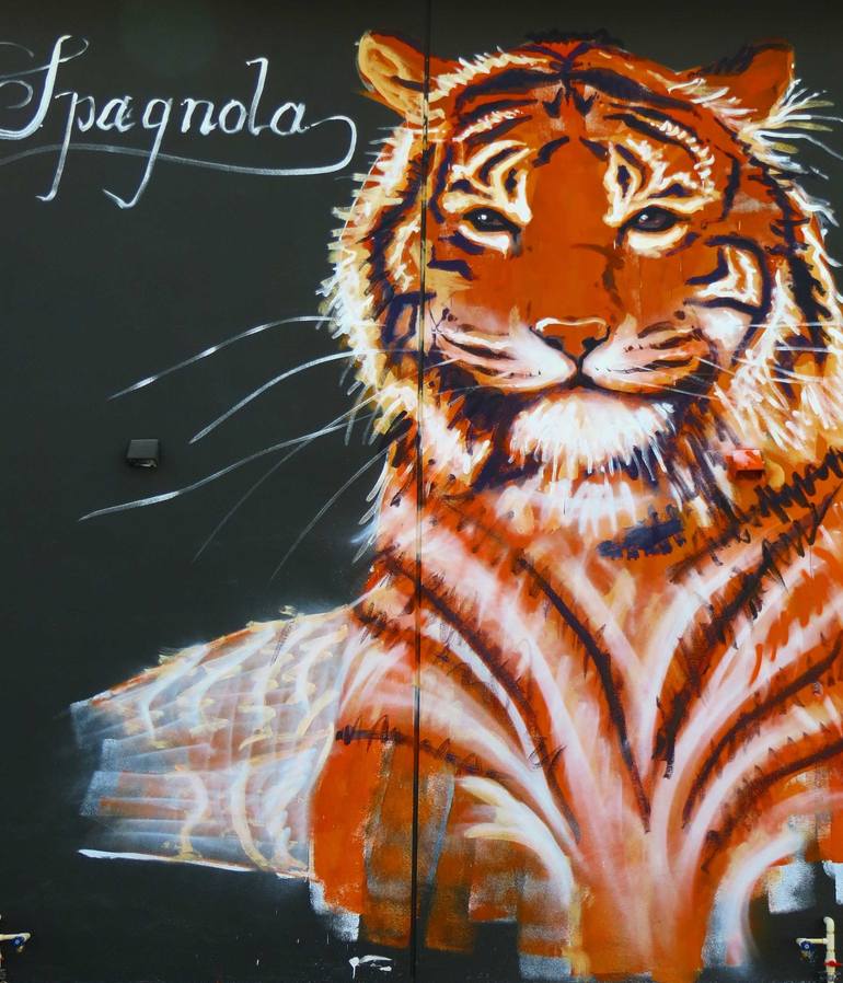 Print of Street Art Animal Painting by Dustin Spagnola