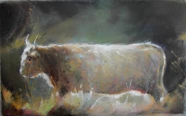 'Prize Bull in The Summer Meadow' thumb
