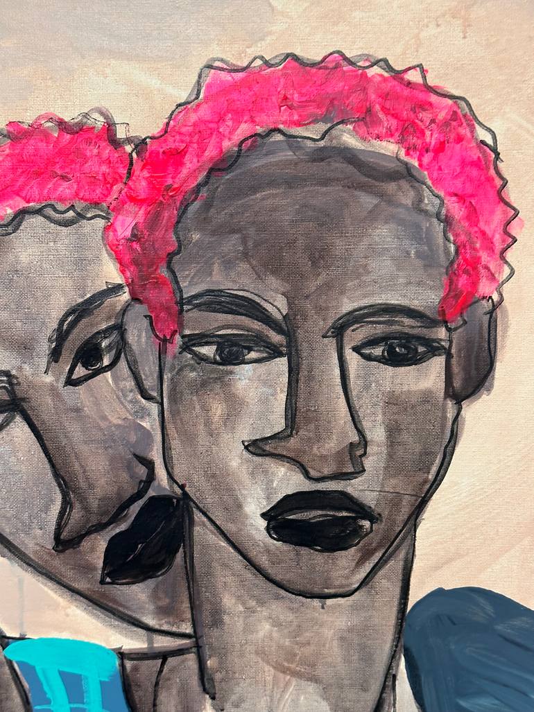 Original Figurative People Painting by Aga Baranska