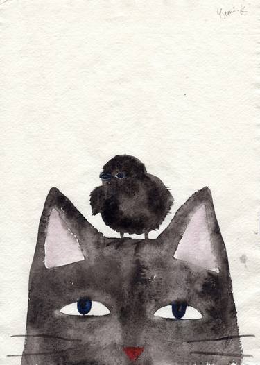 Original Illustration Animal Paintings by Yumi Kudo