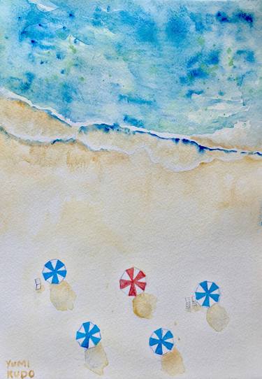 Original Figurative Seascape Paintings by Yumi Kudo