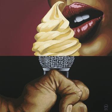 Print of Pop Art Erotic Paintings by Mark Mitchell