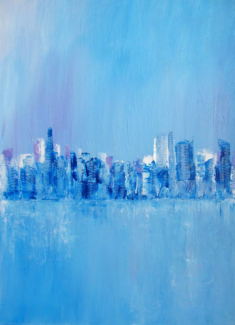 Blue Dream Painting By Ludmila Artlu | Saatchi Art