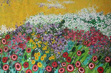 Print of Abstract Expressionism Garden Paintings by Francisca Valdes