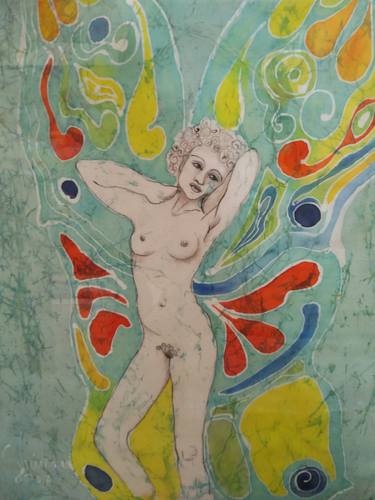 Original Figurative Erotic Paintings by Gloriandrea Pèrez