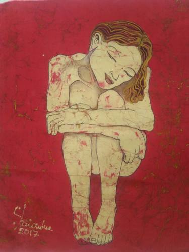 Original Figurative Women Paintings by Gloriandrea Pèrez