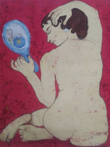 Print of Figurative Nude Paintings by Gloriandrea Pèrez