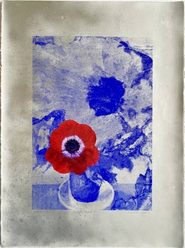 Original Floral Printmaking by KATHY KISSIK