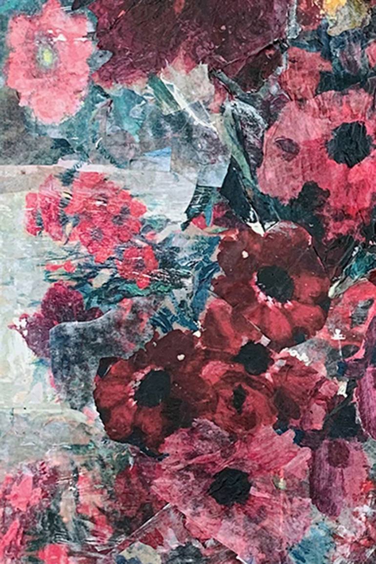 Original Floral Painting by KATHY KISSIK