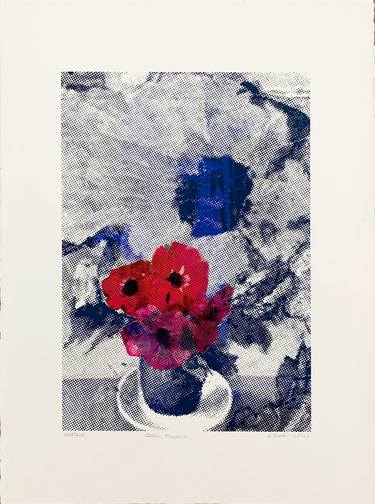 Print of Floral Printmaking by KATHY KISSIK