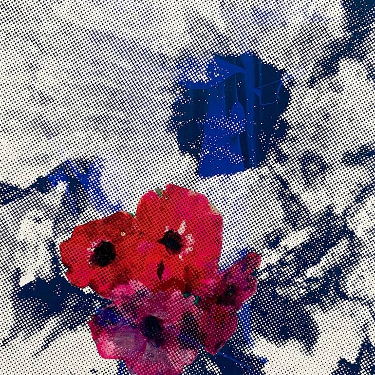 Original Floral Printmaking by KATHY KISSIK