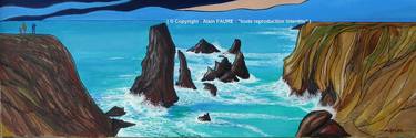 Original Conceptual Seascape Paintings by Alain FAURE