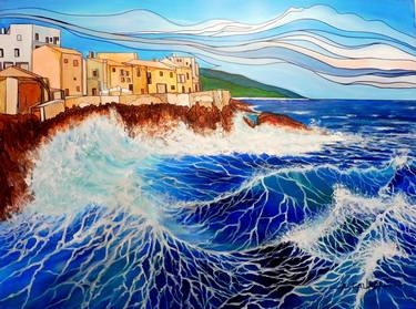 Original Conceptual Seascape Paintings by Alain FAURE