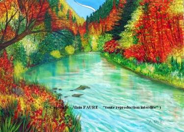 Original Landscape Paintings by Alain FAURE