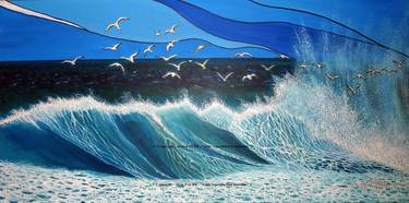 Original Conceptual Seascape Paintings by Alain FAURE