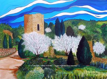 Original Figurative Landscape Paintings by Alain Faure