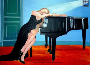 Original Music Paintings by Alain FAURE