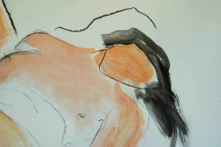 Original Figurative Women Drawing by Marika Bell