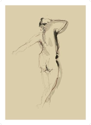 Print of Abstract Body Drawings by Ginger Gilmour